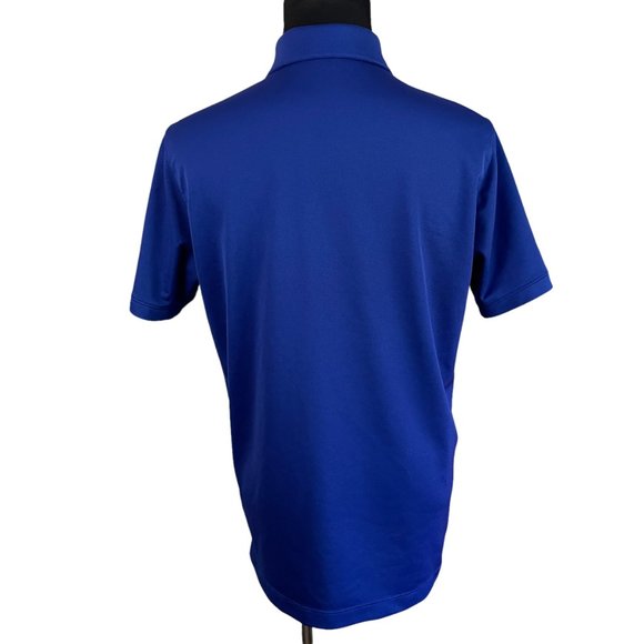 Nike Golf | Men's Dri-Fit Blue Short Sleeve Polo Shirt Large Vibration Products - Picture 4 of 7